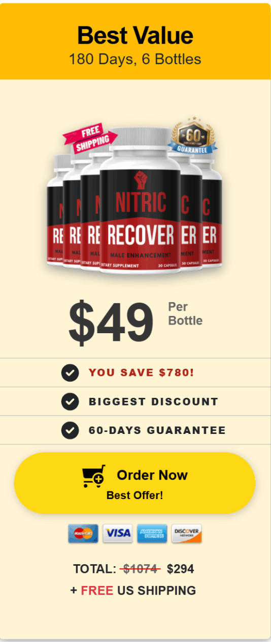 nitric recover discount